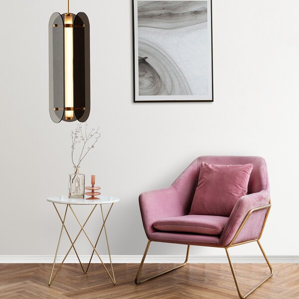 Lampa Viseća balck APP1676-CP Long