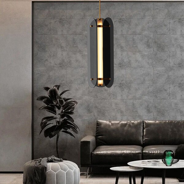 Lampa Viseća balck APP1676-CP Long