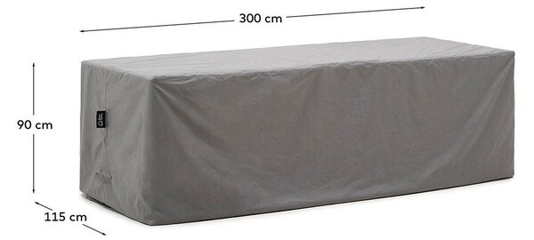 Zaštitna navlaka za vrtni namještaj 300x115x90 cm Iria – Kave Home