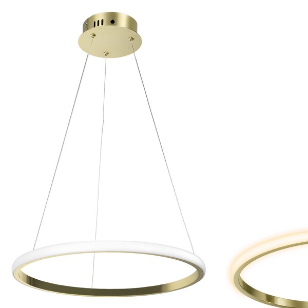 Lampa wisząca LHJ001-CP 40 cm GOLD