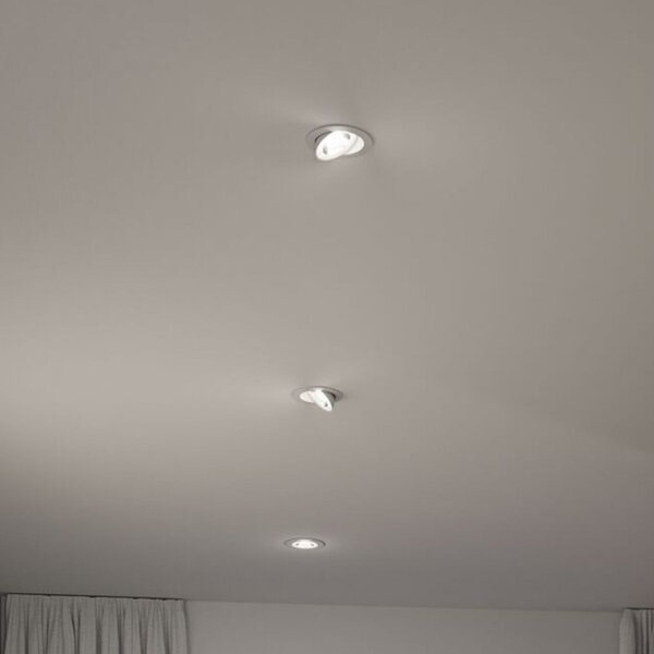 Paulmann Aumus White Select CCT LED ugradbena svjetiljka, bijela, set od 3, prigušiva, Bijela, Dnevni boravak/blagovaonica, Aluminij, Montaža na strop