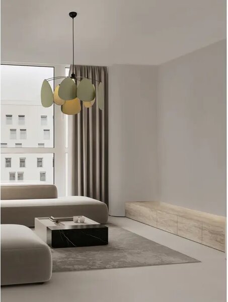 OLINA Visilica Grlo E27 1x12 W IP20 FI: 70 Zelena NL9061117