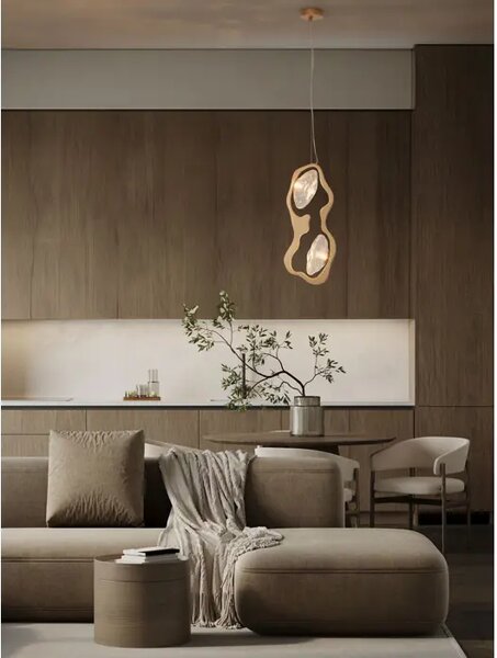 DENISE Visilica LED 6 W 360 lm IP20 3000K FI: 26 Zlatna NL9187023