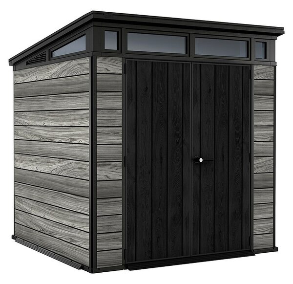 Keter Spremište Signature Storm Grey (Vanjska dimenzija uklj. krovni prevjes (Š x D): 216 x 218 cm, Plastika, Siva)