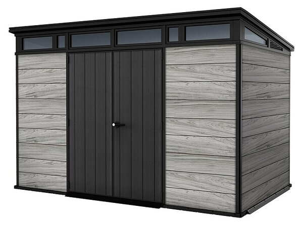 Keter Spremište Signature Storm Grey (Vanjska dimenzija uklj. krovni prevjes (Š x D): 342 x 218 cm, Plastika, Siva)