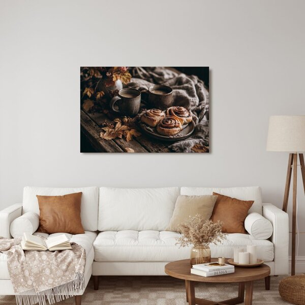 Slika jesenski hygge s kavom