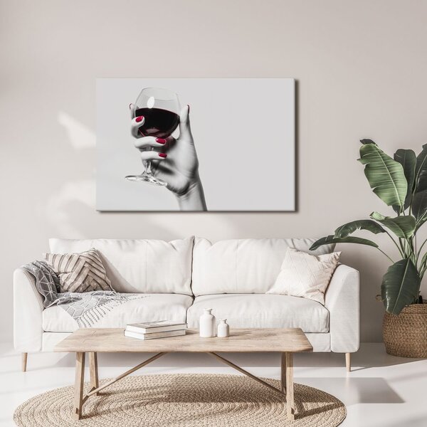 Slika elegancija crnog vina