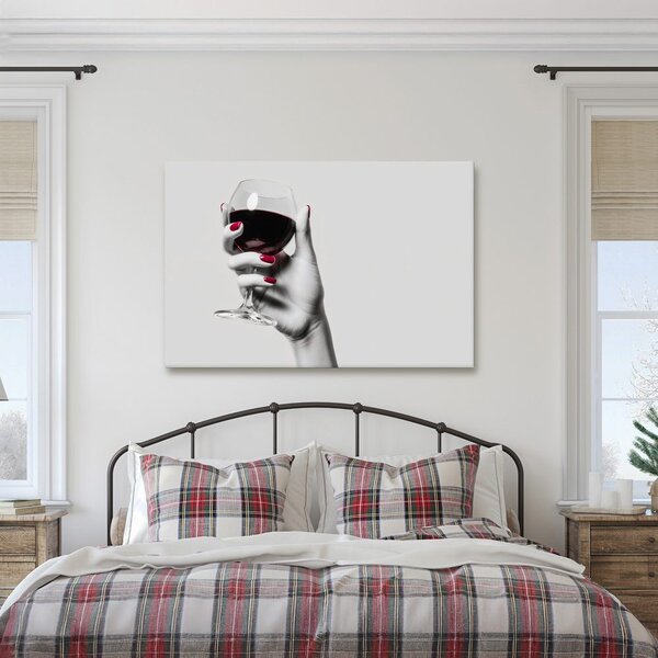 Slika elegancija crnog vina