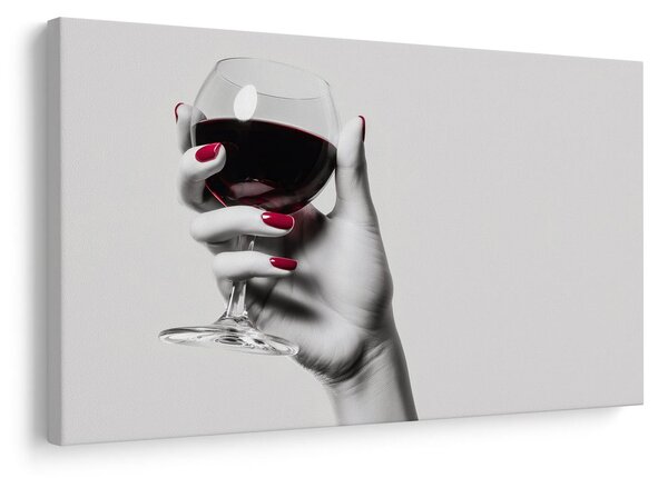 Slika elegancija crnog vina