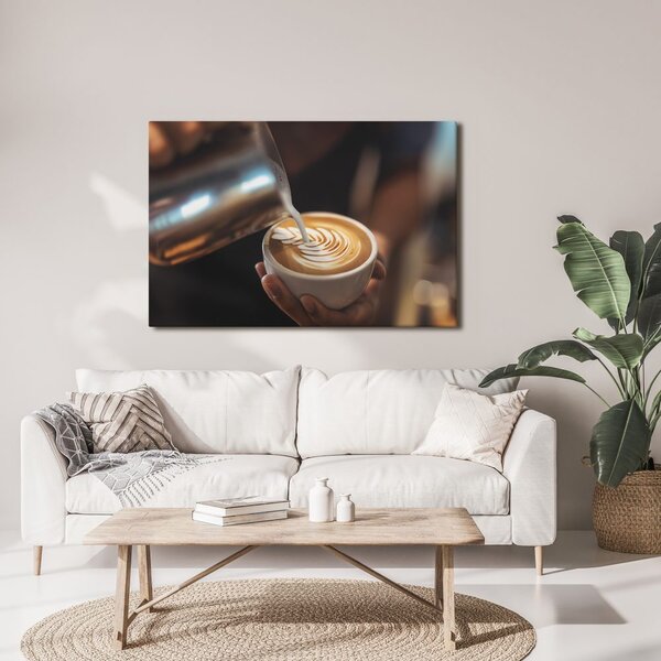 Slika latte art u šalici