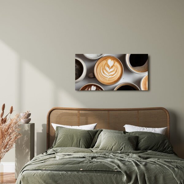 Slika ukusni cappuccino s pjenom