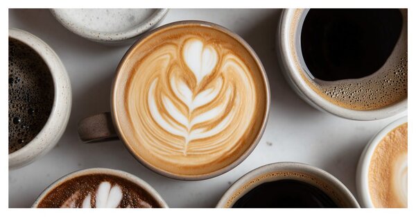 Slika ukusni cappuccino s pjenom