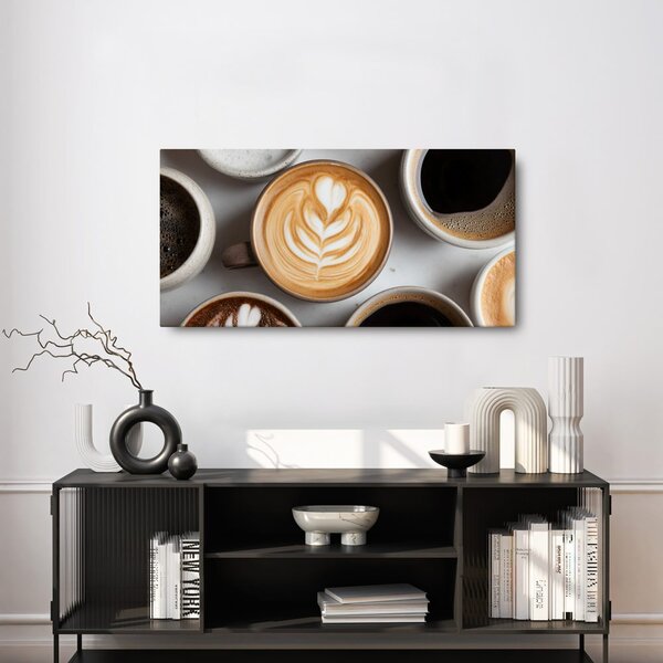 Slika ukusni cappuccino s pjenom