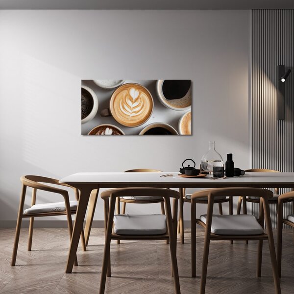 Slika ukusni cappuccino s pjenom