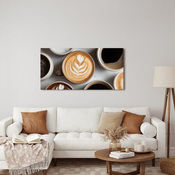 Slika ukusni cappuccino s pjenom