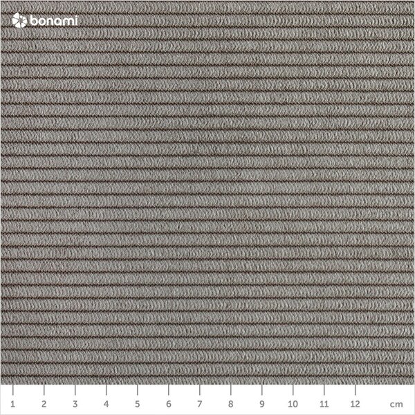 Smeđe-sivi tapecirani krevet s prostorom za odlaganje s madracem 90x200 cm Avela – Bonami Selection