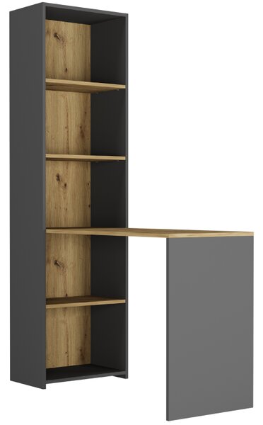 Pisaći stol s policom MODERN B-50S - 120 x 50 x 180 cm - razne verzije boja antracit