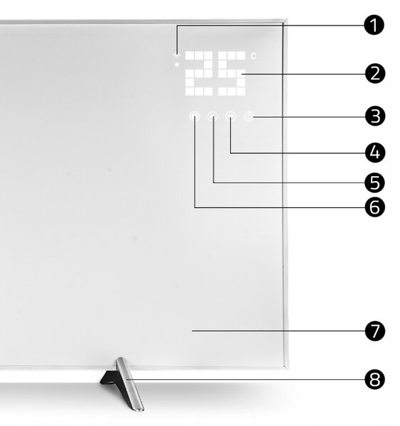 Električni IR radijator MALTEC 770W