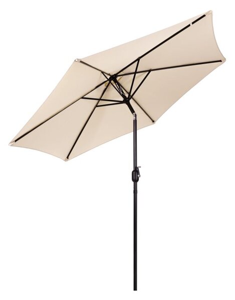 Vrtni suncobran 270 cm s nagibom Siva
