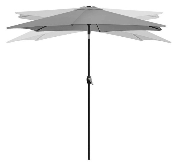 Sklopivi suncobran s nagibom - 210 cm Bež