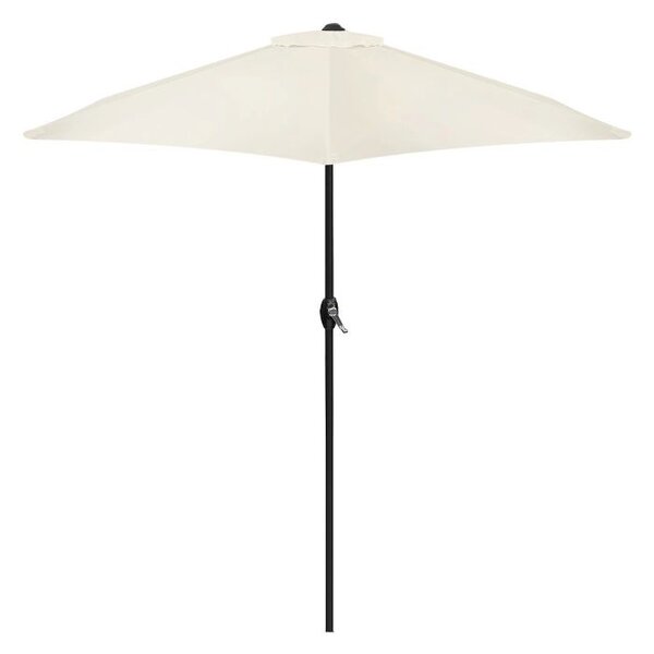 Sklopivi suncobran s nagibom - 210 cm Bež