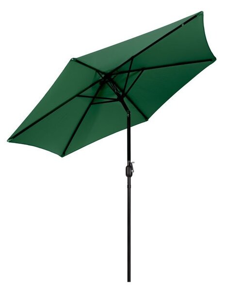 Vrtni suncobran 270 cm s nagibom Siva