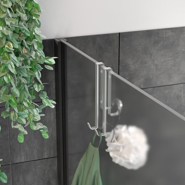 Željezna viseća kuka u srebrnoj boji Luxy – Metaltex