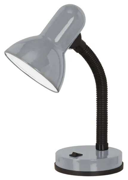 STOLNA LAMPA 1xSAVITLJIVA, 60W, E27 SREBR. BASIC 1 90977
