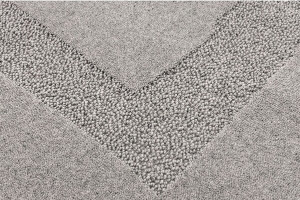 Sivi vunen tepih 200x300 cm Morphic Rocca – Agnella