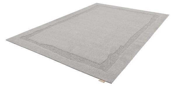 Sivi vunen tepih 200x300 cm Morphic Rocca – Agnella