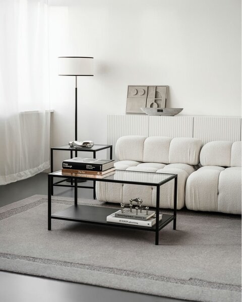 Sivi vunen tepih 200x300 cm Morphic Rocca – Agnella