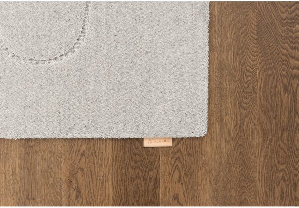 Svijetlo sivi vunen tepih 200x300 cm Morphic – Agnella