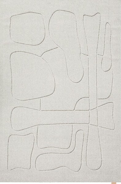 Svijetlo sivi vunen tepih 200x300 cm Morphic – Agnella