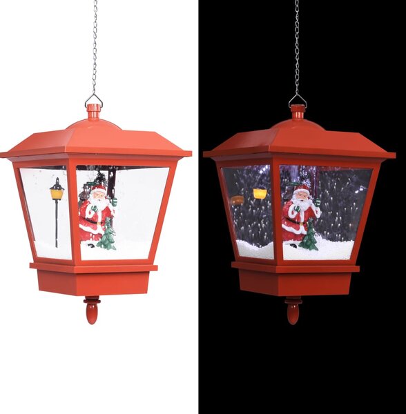 VidaXL Božićna viseća svjetiljka s Djedom Mrazom LED 27 x 27 x 45 cm