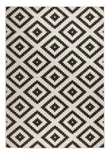 Krem-crni vanjski tepih NORTHRUGS Malta, 120 x 170 cm