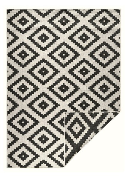 Krem-crni vanjski tepih NORTHRUGS Malta, 120 x 170 cm