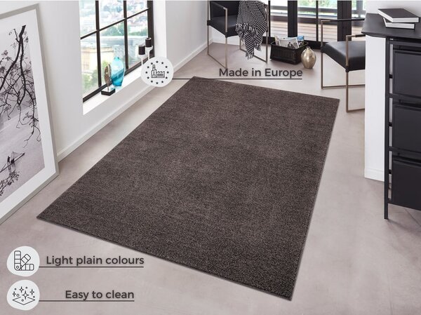 Antracit sivi tepih Hanse Home Pure, 140 x 200 cm