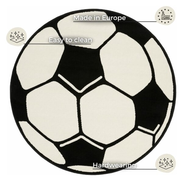Dječji tepih Hanse Home Football, ⌀ 150 cm