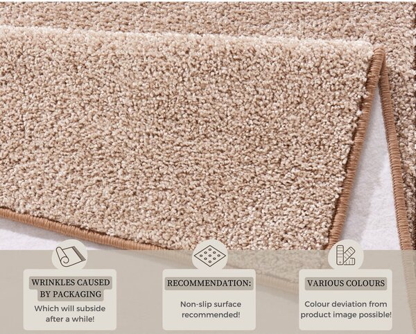 Krem staza Hanse Home Pure, 80 x 200 cm