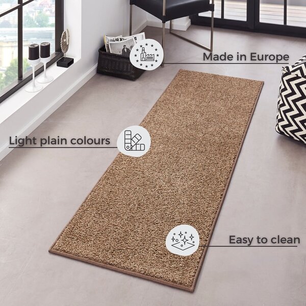 Bež tepih staza Hanse Home Pure, 80 x 300 cm