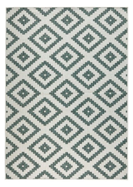 Krem-zeleni vanjski tepih NORTHRUGS Malta, 80 x 150 cm