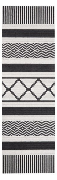 Crno-sivi kuhinjski tepih Hanse Home Line, 45 x 140 cm