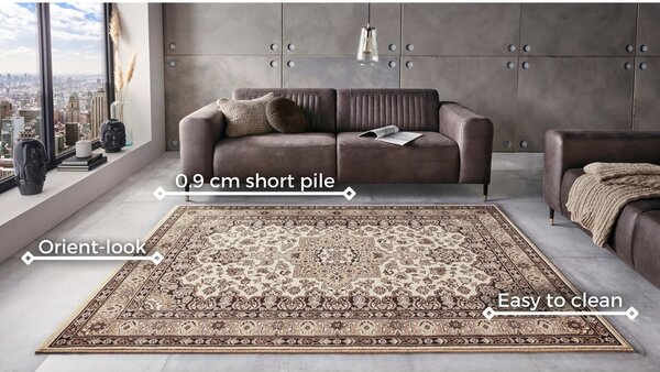 Bež tepih Nouristan Parun Tabriz, 160 x 230 cm