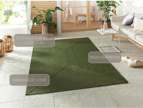 Zeleni vanjski tepih 230x160 cm - NORTHRUGS
