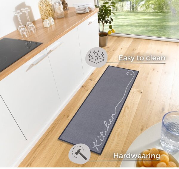 Siva staza Zala Living Kitchen, 50 x 150 cm