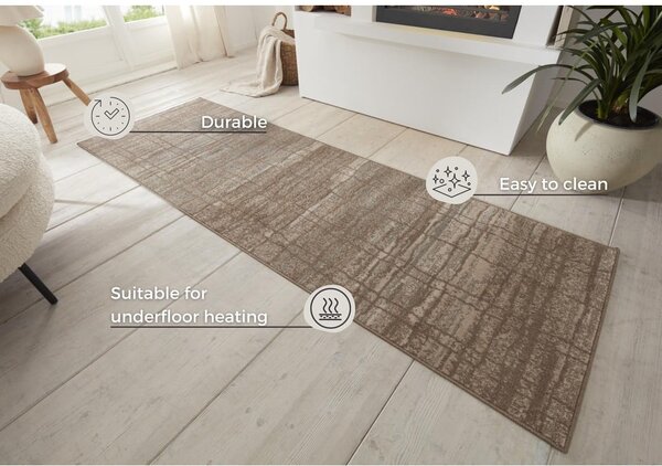 Smeđa/bež staza 80x200 cm Terrain – Hanse Home
