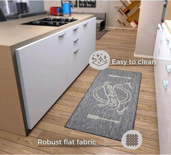 Sivo-bež staza 62x150 cm Cucina – Hanse Home