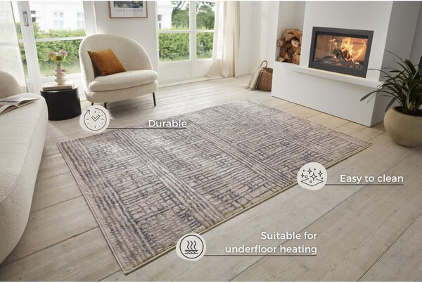 Sivi tepih 80x120 cm Terrain – Hanse Home