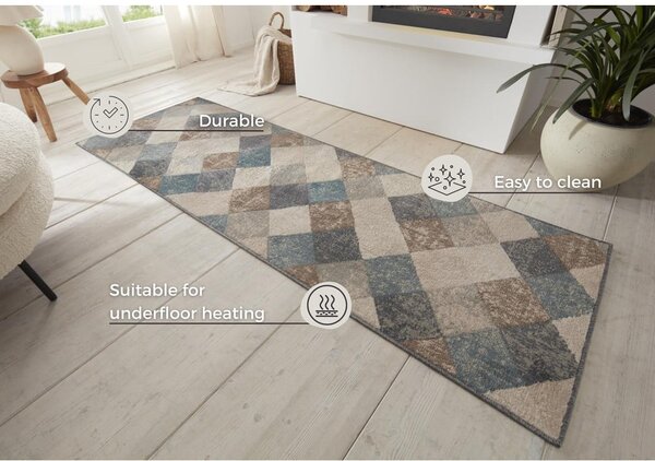 Plava/bež staza 80x200 cm Terrain – Hanse Home