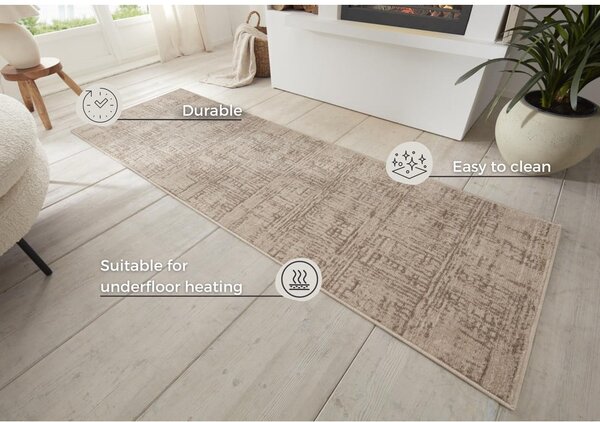 Smeđa/bež staza 80x200 cm Terrain – Hanse Home